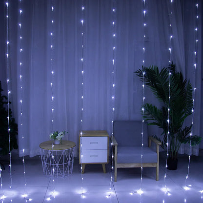 Kleurwisselende LED Gordijnverlichting – Decoratieve Lichtjes voor Raam en Muur