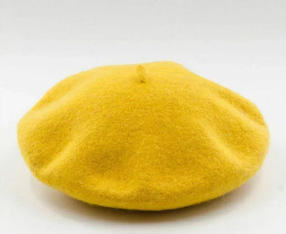 Elegante Vilten Baret – Klassieke ronde vorm met zachte stof