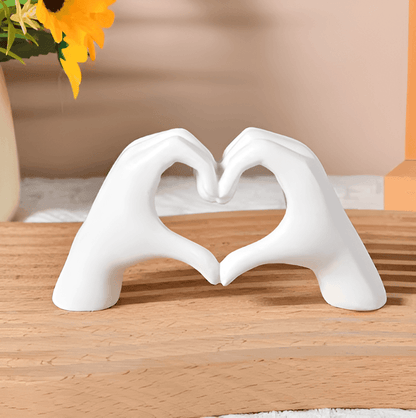 LoveSculpt Houten Hartdecoratie – Handgemaakt Symbool van Liefde