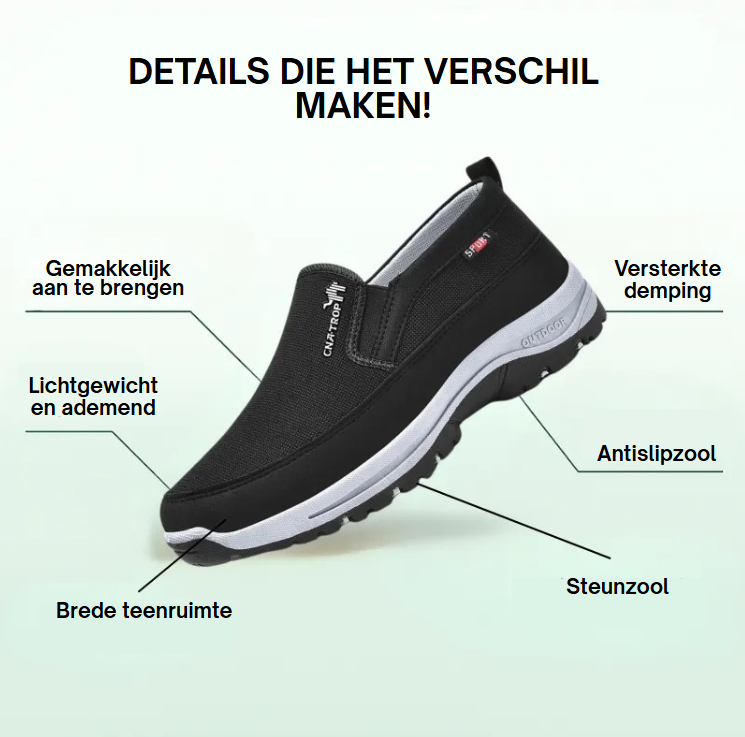 FlexWalk Orthopedische Herenschoenen – Ademend & Lichtgewicht voor Dagelijks Comfort