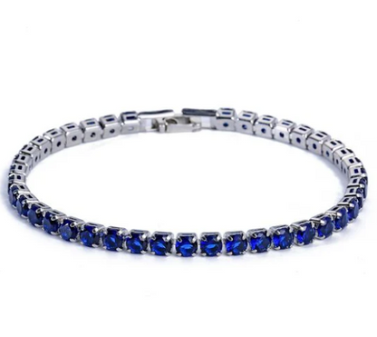 Zirkonia Tennisarmband Zilver - Verstelbaar 16-20 cm