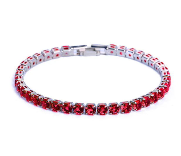 Zirkonia Tennisarmband Zilver - Verstelbaar 16-20 cm