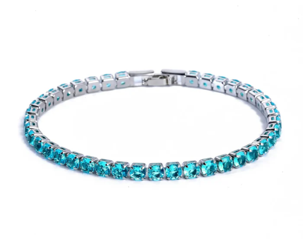 Zirkonia Tennisarmband Zilver - Verstelbaar 16-20 cm