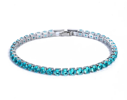Zirkonia Tennisarmband Zilver - Verstelbaar 16-20 cm