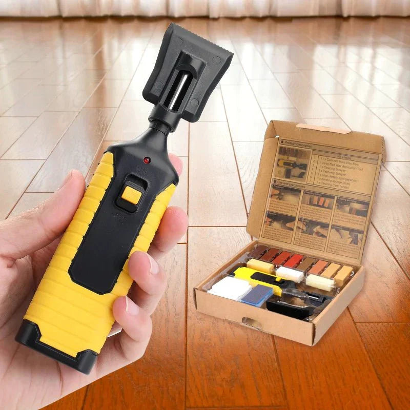 FixiSet Complete Vloer Reparatiekit – Herstel Krassen, Deuken en Gaten Zelf