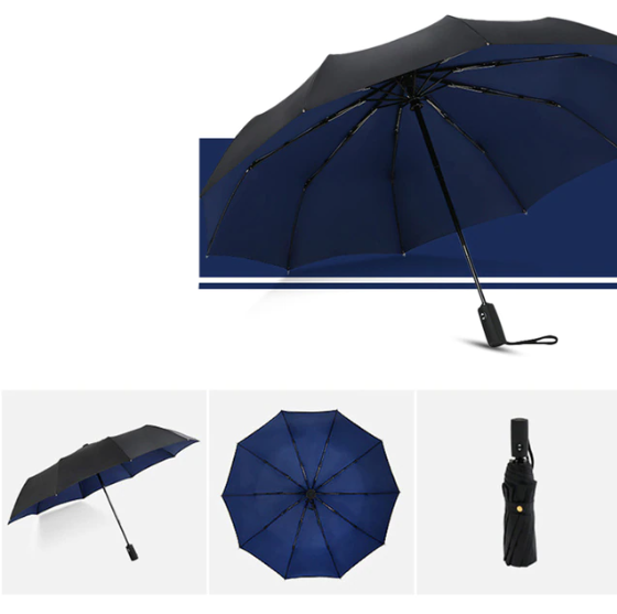 StormShield Automatische Paraplu – Windbestendige Stormparaplu met Omgekeerd Sluitmechanisme