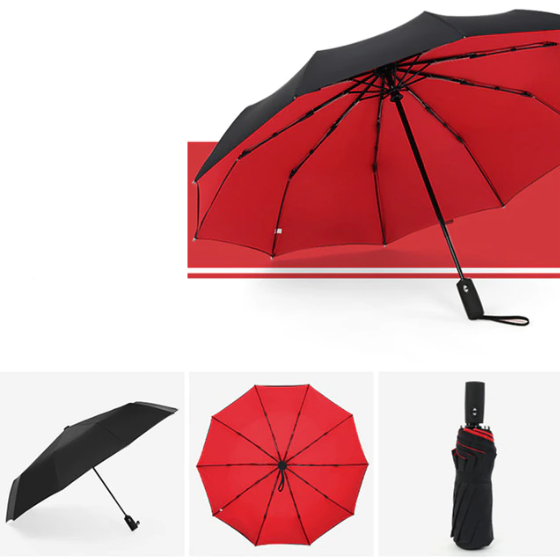 StormShield Automatische Paraplu – Windbestendige Stormparaplu met Omgekeerd Sluitmechanisme