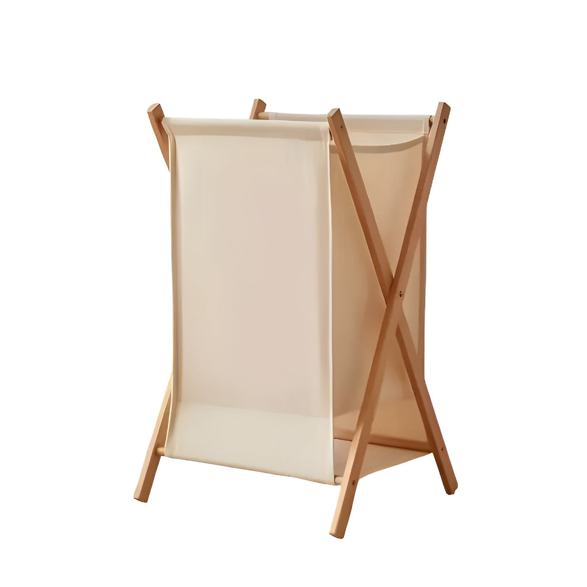 Opvouwbare houten wasmand – Massief hout, decoratief en functioneel
