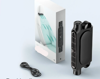 Zara Auto Hoofdsteun Ventilator – USB Compact Ventilatiesysteem voor Achterbank met 3 Snelheden