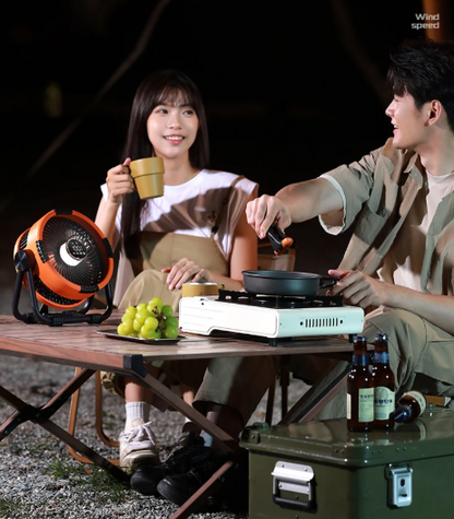 Riley 3-in-1 Campingventilator met LED en Powerbank – 20.000mAh Outdoor Ventilator met Haak & Afstandsbediening