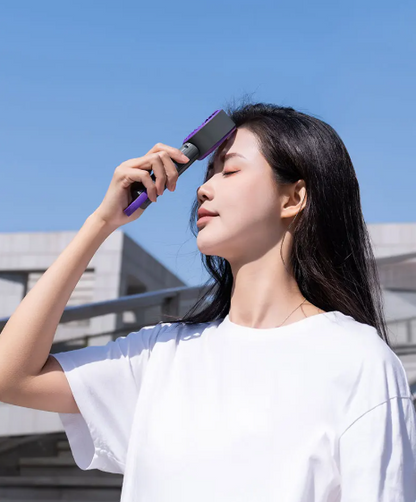 Skye Mini Ventilator met Koelplaat – Draagbare Ventilator met 100 Snelheden en Verstelbare Bries