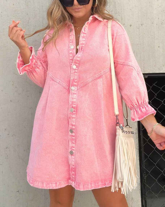 DenimBelle Overhemdjurk van Denim