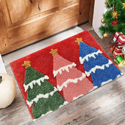 Feestelijke Winterdeurmat 40x60cm Antislip - Kerstdecoratie voor Entree