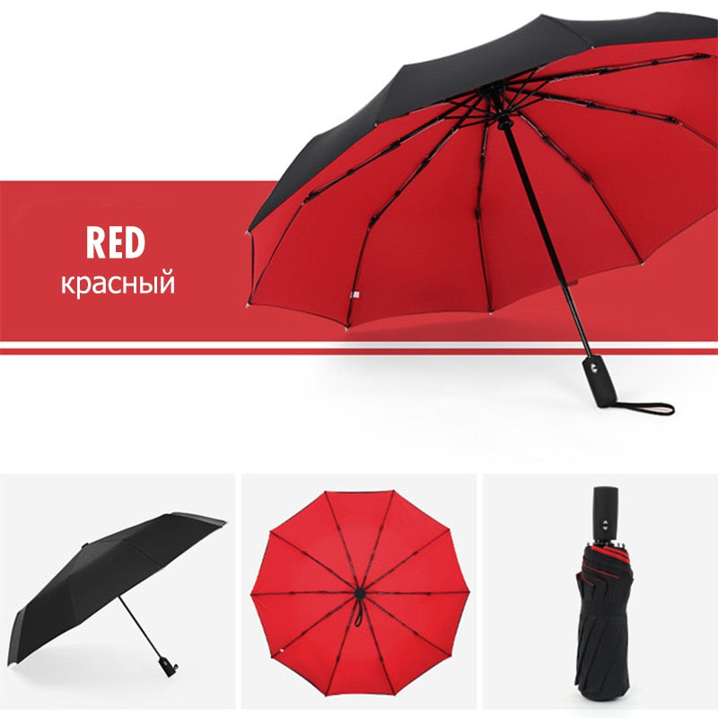 StormShield Automatische Paraplu – Windbestendige Stormparaplu met Omgekeerd Sluitmechanisme