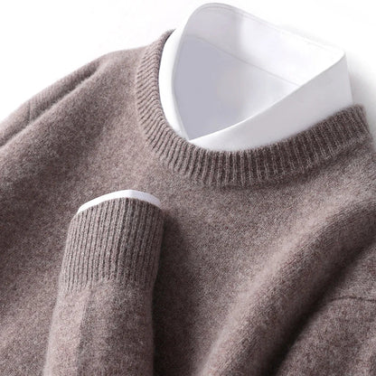 Merino Crewneck Sweater Heren Regular Fit