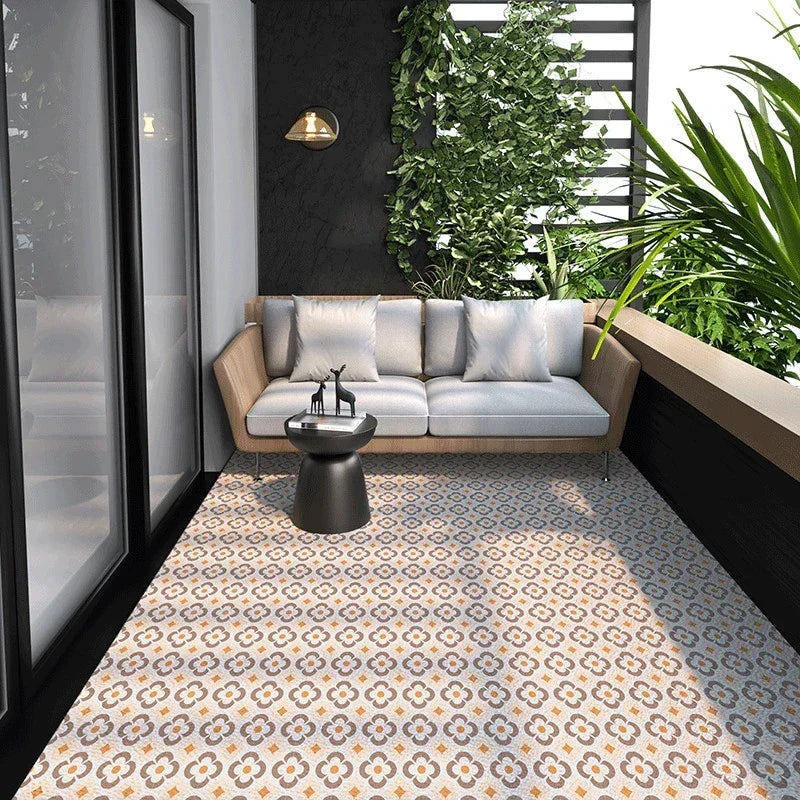 Geometrisch PVC Vloerkleed met Antislip - Keuken, Balkon & Woonkamer