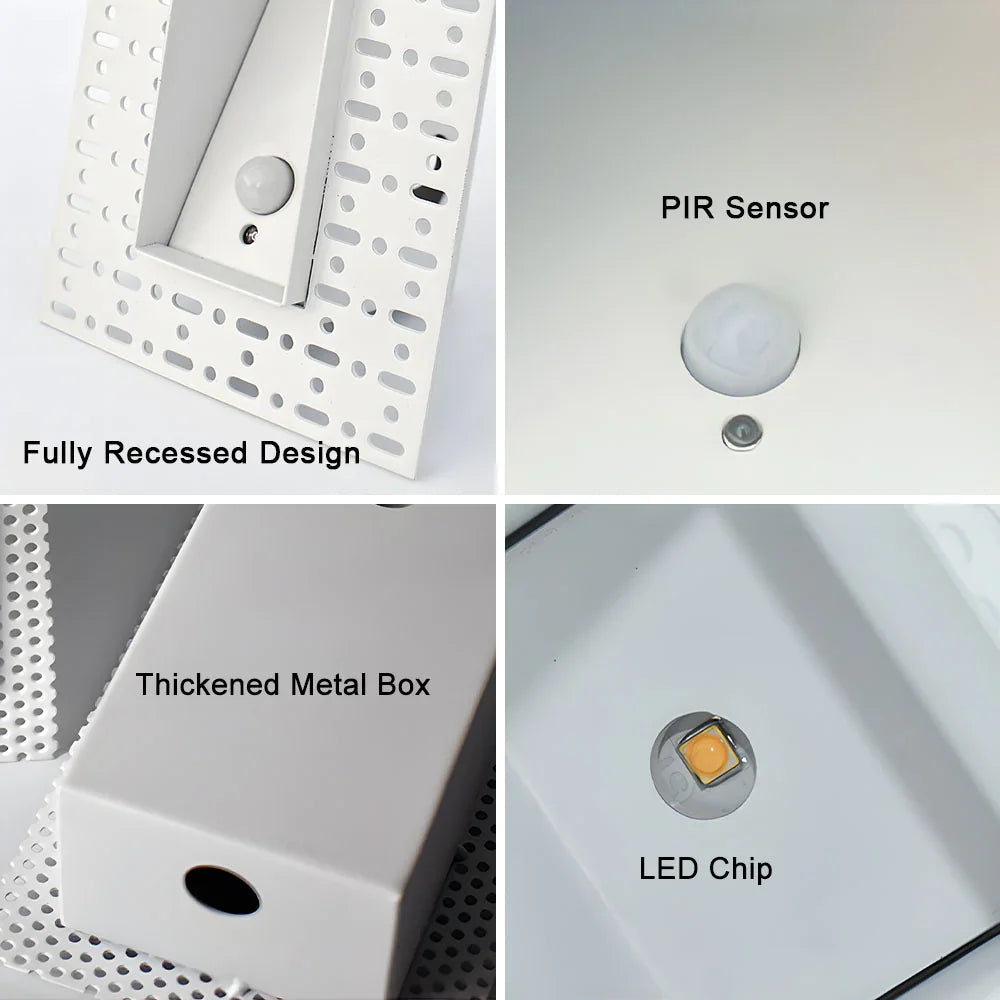 Inbouw LED Trapspot met Bewegingsdetectie – Modern Aluminium Design