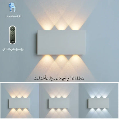 Draadloze Magnetische Wandlamp met Afstandsbediening - Dimbaar LED in 4 Kleuren