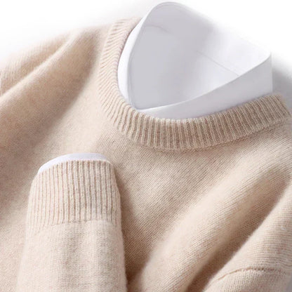 Merino Crewneck Sweater Heren Regular Fit