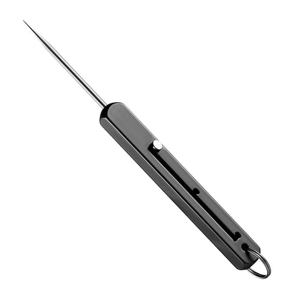 Draagbare Inklapbare Titanium Legering Tandenstoker met Sleutelhanger