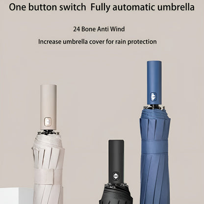 Automatische paraplu – UV-bescherming SPF 50+, Compact & Windbestendig