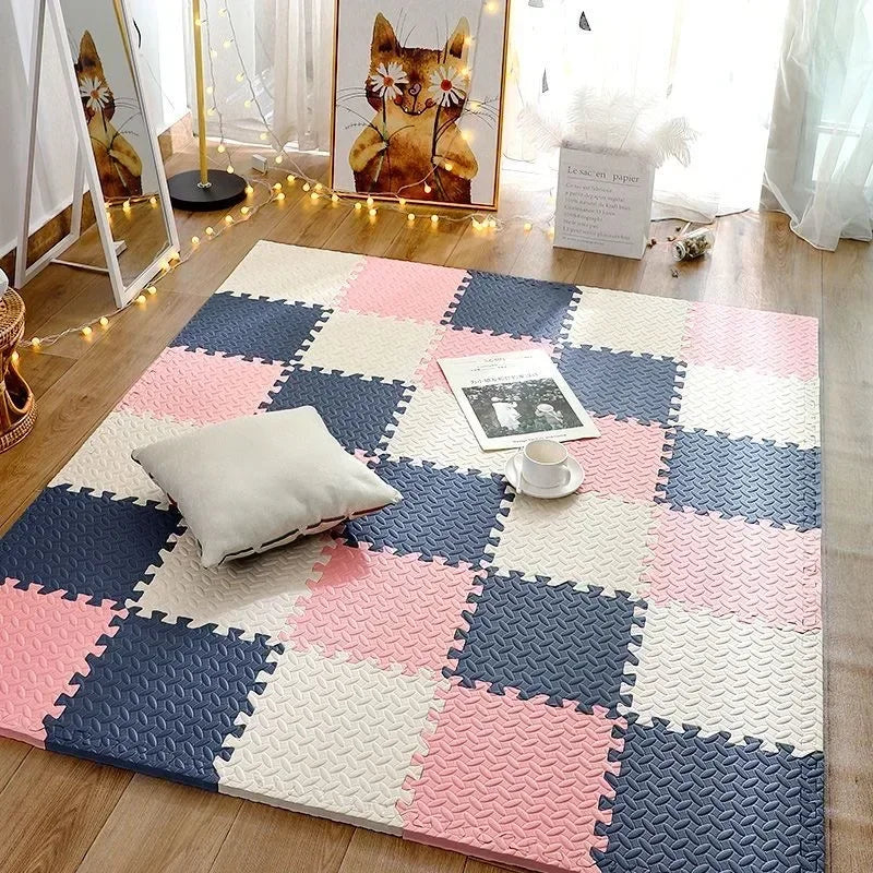 SpeelZacht Baby Speelmat – 12-Delige Zachte Kruipmat voor Veilig Spelen & Ontdekken