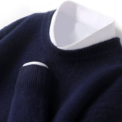 Merino Crewneck Sweater Heren Regular Fit