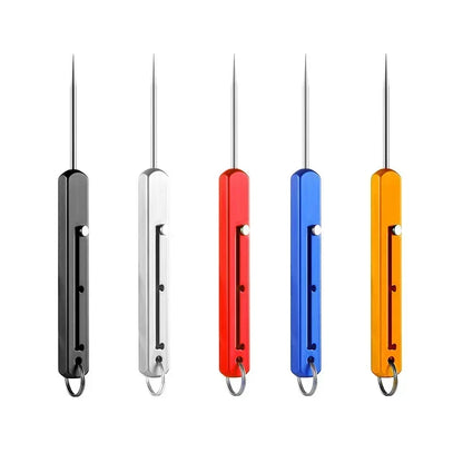Draagbare Inklapbare Titanium Legering Tandenstoker met Sleutelhanger