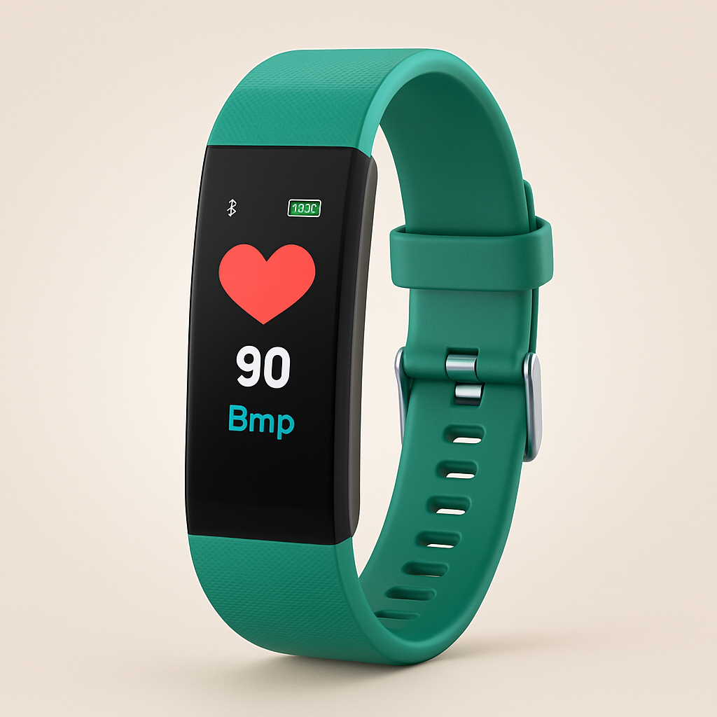 Comfort Smartwatch met Hartslagmeter en Stappenteller | Waterdicht | USB Oplaadbaar