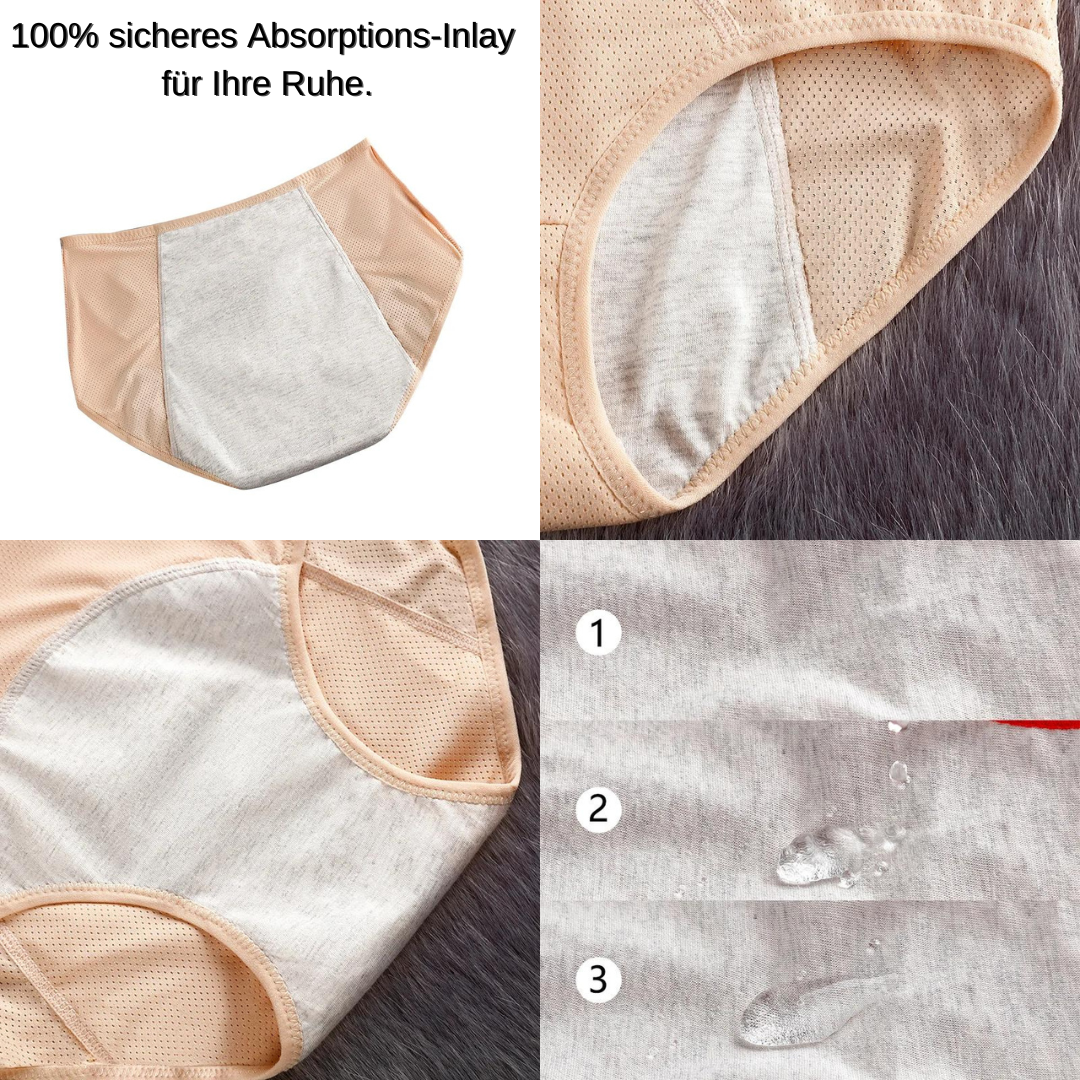 Elegant Dames Ondergoed met Lekvrije Technologie – Aurora ComfortSlip