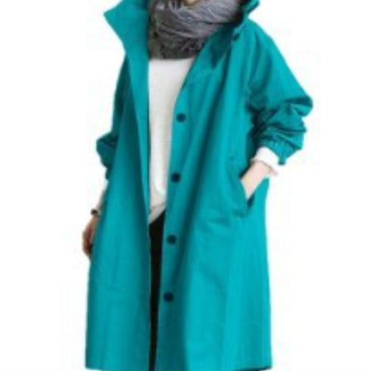 Stijlvolle Waterafstotende Dames Trenchcoat – Bescherming en Comfort in Elk Seizoen
