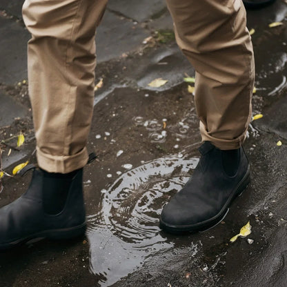 Waterdichte Chelsea laarzen heren met slip-on pasvorm