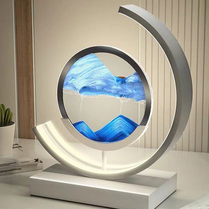 LED Tafellamp met Bewegend Zandlandschap – SandLight