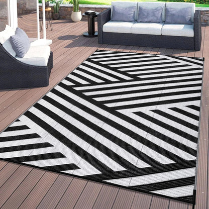 Dubbelzijdig Geweven Buitenkleed Polypropeen Waterdicht 274x366cm