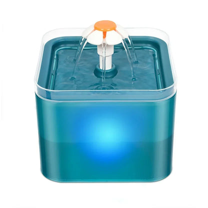 Automatische Huisdierdrinkfontein 2L met LED-verlichting en Filtratiesysteem USB