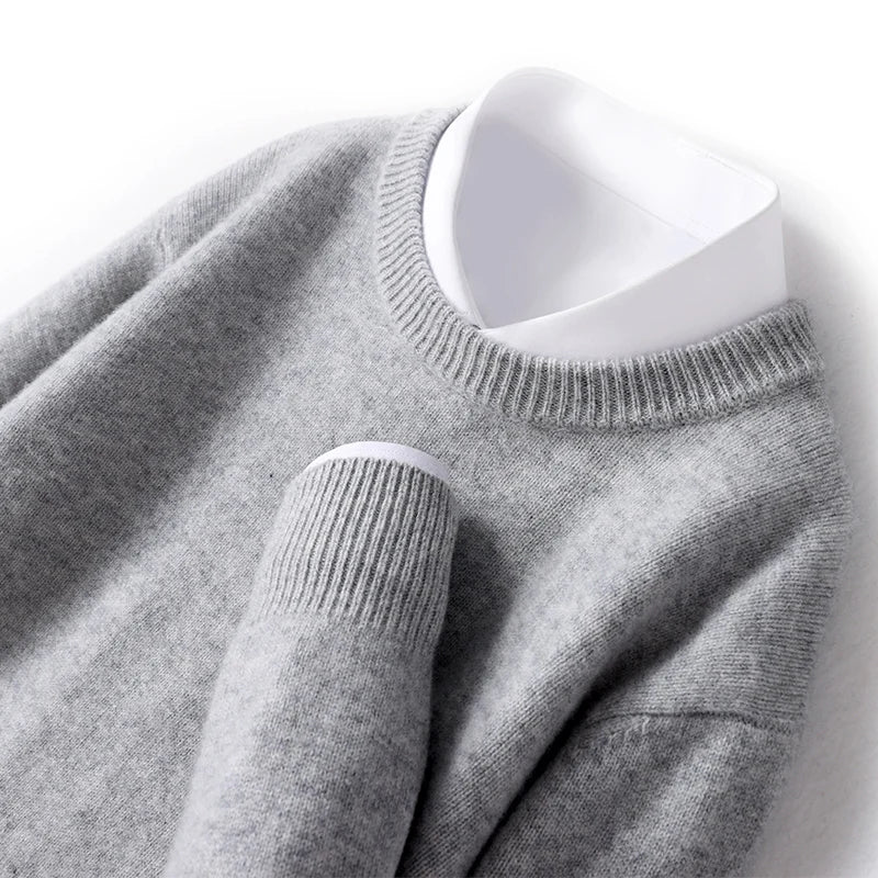 Merino Crewneck Sweater Heren Regular Fit