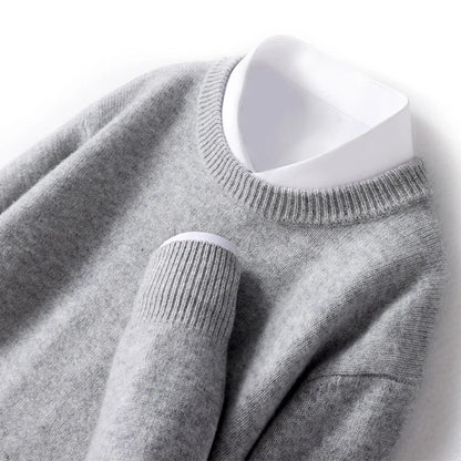 Merino Crewneck Sweater Heren Regular Fit