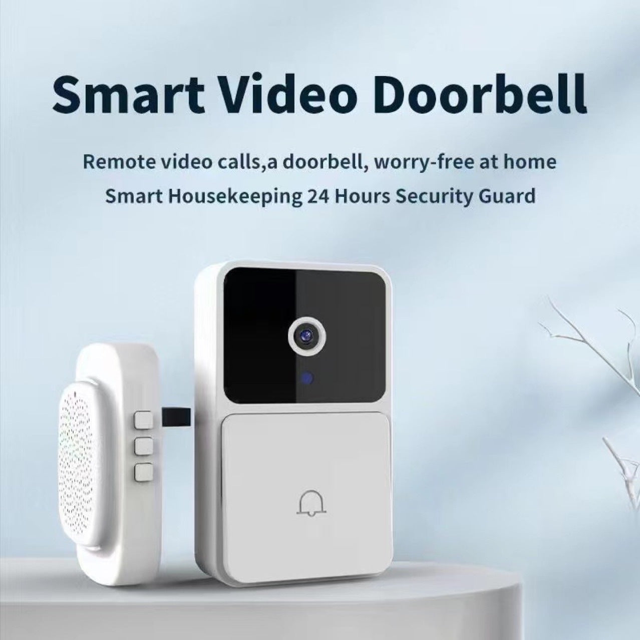Slimme Draadloze Video Deurbel Camera | WiFi Deurbel Camera met Bewegingsdetectie & Nachtzicht