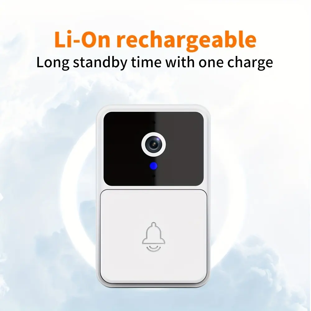 Slimme Draadloze Video Deurbel Camera | WiFi Deurbel Camera met Bewegingsdetectie & Nachtzicht