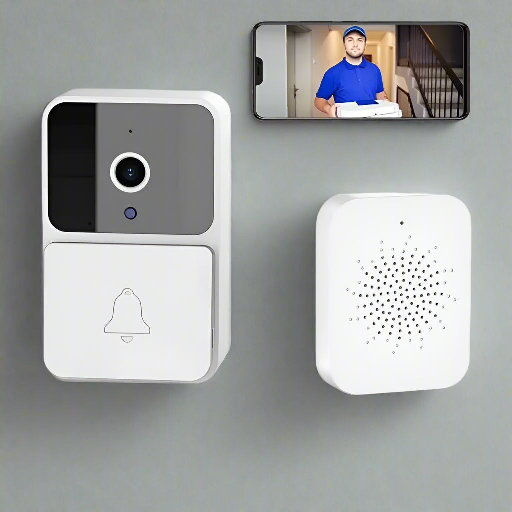 Slimme Draadloze Video Deurbel Camera | WiFi Deurbel Camera met Bewegingsdetectie & Nachtzicht