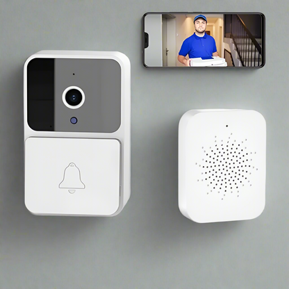 Slimme Draadloze Video Deurbel Camera | WiFi Deurbel Camera met Bewegingsdetectie & Nachtzicht
