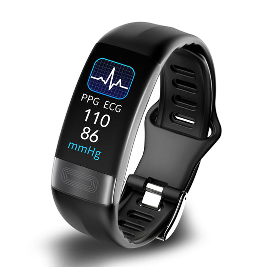 Slimme armband met bloeddrukmeter, ECG, hartslag, zuurstofverzadiging en slaaptracker - goedgekeurd door FDA