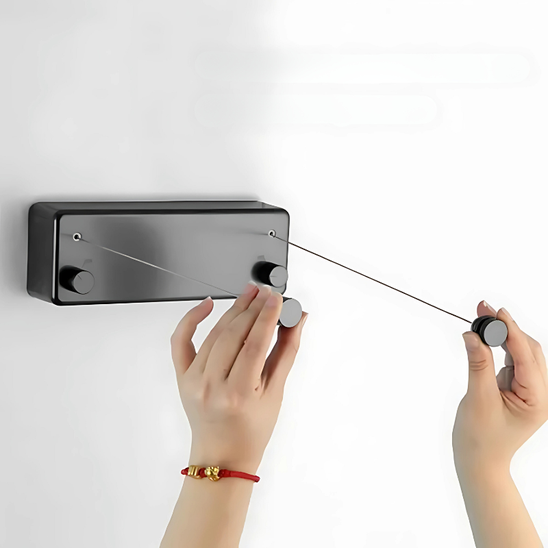 SmartLine Oprolbare Waslijn – Ruimtebesparend en Sterk voor Binnen en Buiten