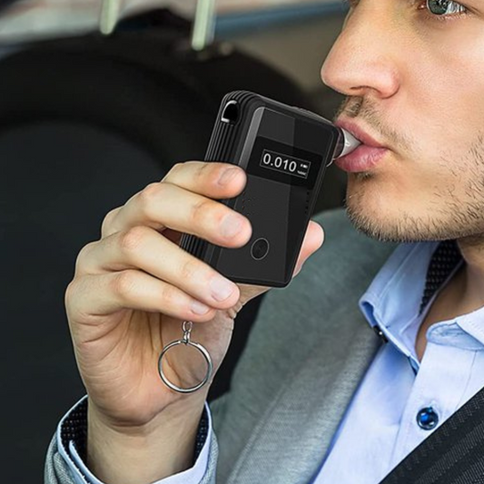 Draagbare Alcoholtester met LCD en App – Compact voor Thuis en Auto