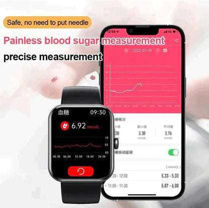 Smartwatch voor bloedglucosemonitoring | Smartwatch voor niet-invasieve bloedglucosemonitoring