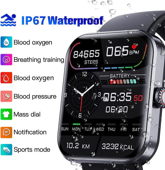 Smartwatch voor bloedglucosemonitoring | Smartwatch voor niet-invasieve bloedglucosemonitoring