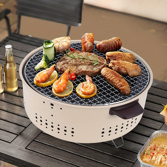 Smokeless Grill Pro – Draagbare Rookloze Elektrische Grill voor Buiten