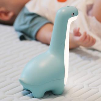 Speels Silicone Langnek Dinosaurus LED Nachtlampje - Perfect Cadeau voor Kinderen en Meisjes