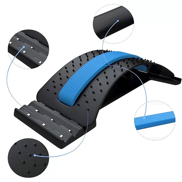 SpineEase | Verstelbare rugstretcher & lumbale acupressuurmassager voor onmiddellijke pijn