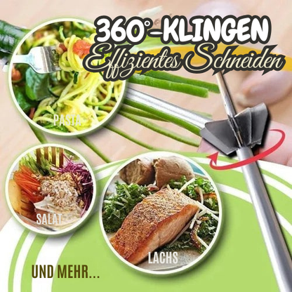 VeggiTwirl Spiraalsnijder met RVS Messen voor Groenten